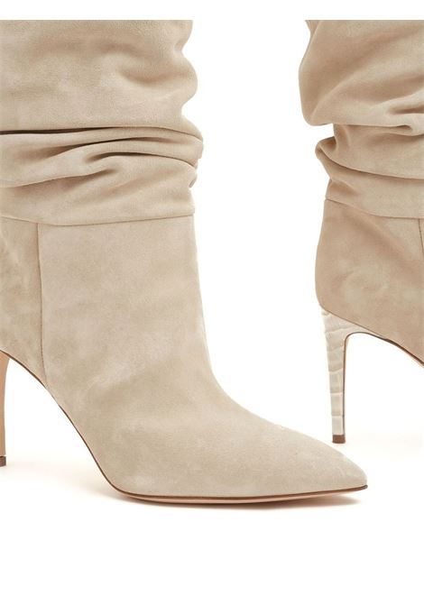 Beige slouchy 85mm ankle boots - women PARIS TEXAS | PX703XV003ANGR