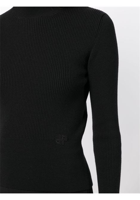 Maglione a maniche lunghe in nero - donna PATOU | KN0588040999D