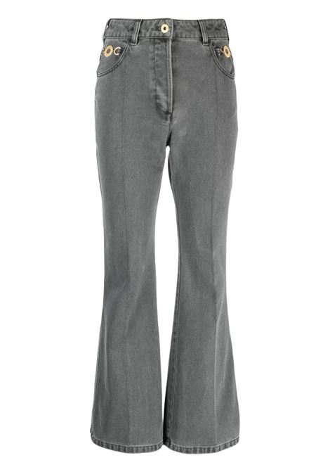 Jeans svasati con ricamo in grigio - donna PATOU | TR0300081959A