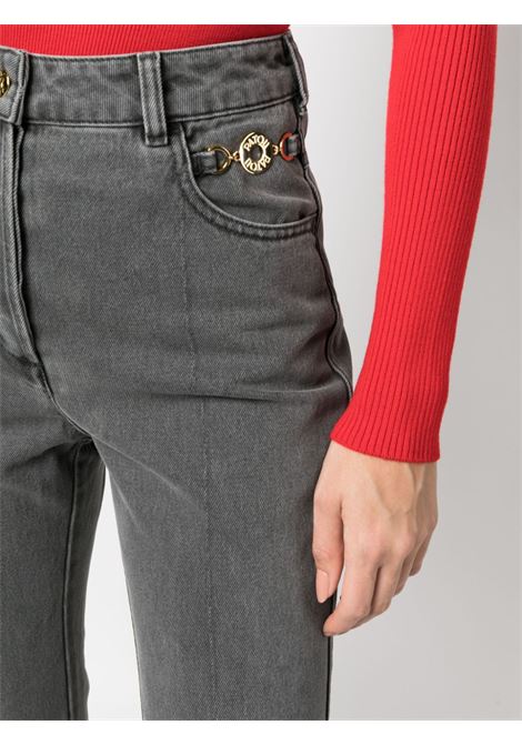 Jeans svasati con ricamo in grigio - donna PATOU | TR0300081959A