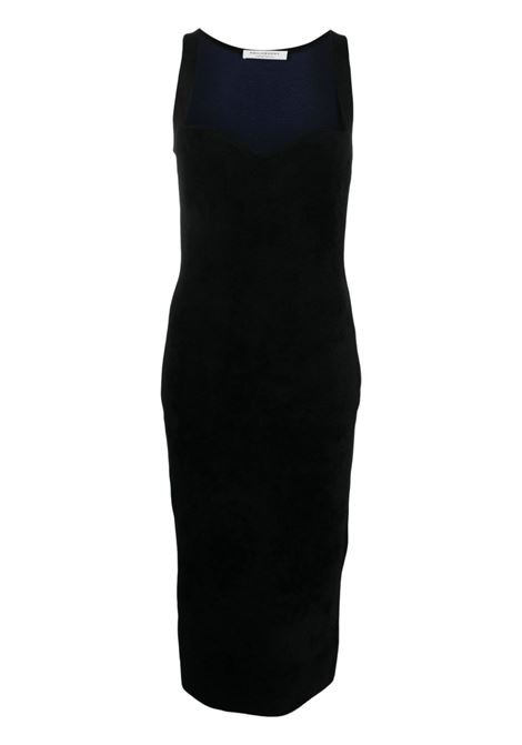 Black sweetheart-neck sleeveless dress - women PHILOSOPHY DI LORENZO SERAFINI | A049171051555