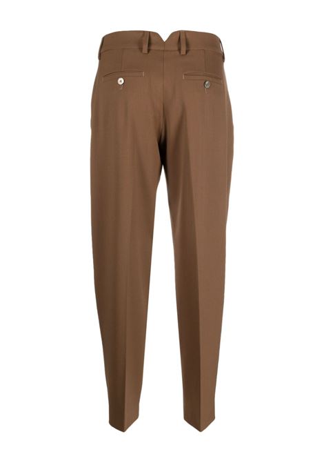 Pantaloni sartoriali con pieghe in marrone - donna PT01 | VSSRZ00STDOV010140