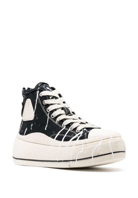 Black Kurt high-top denim sneakers - women R13 | R13S5029S001L