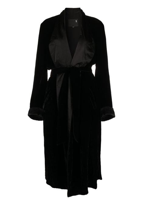 Cappotto con cintura in nero - donna R13 | R13W7094R304