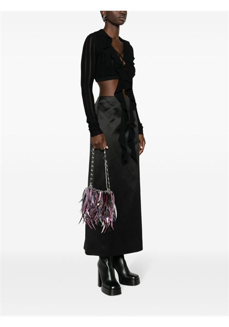 Lilac sparkle nano shoulder bag - women RABANNE | 23HSS0137PLX118M048