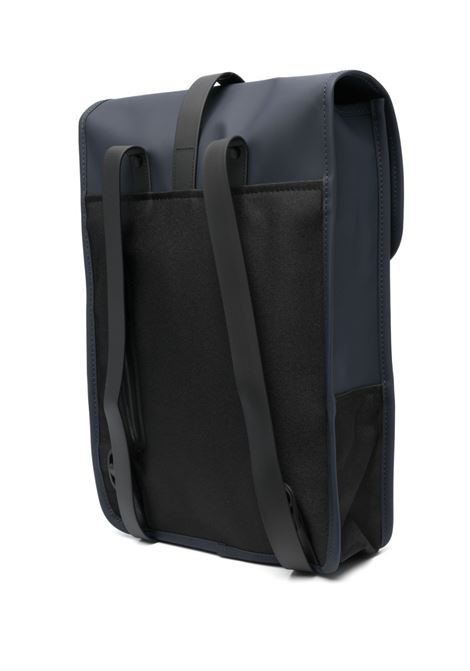 Blue carabiner-fastening waterproof backpack - men RAINS | RA13020NAV