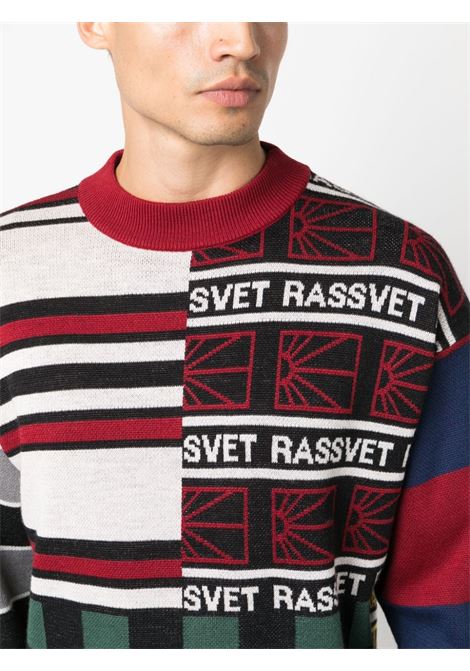 Multicolour intarsia-knit jumper - men RASSVET | PACC13N0021
