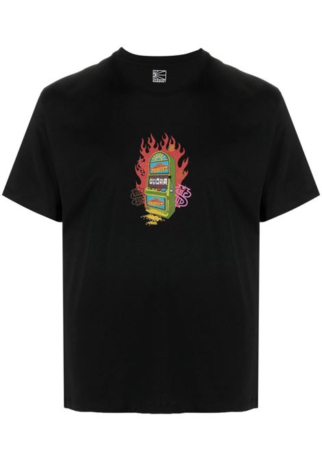 Black graphic-print T-shirt - men RASSVET | PACC13T0091