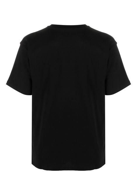 T-shirt con stampa grafica in nero - uomo RASSVET | PACC13T0091