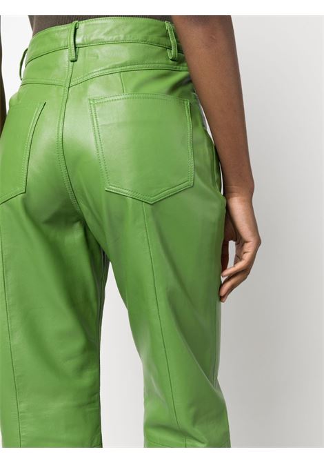 Pantaloni a vita alta in verde - donna REMAIN | 5004261070170230