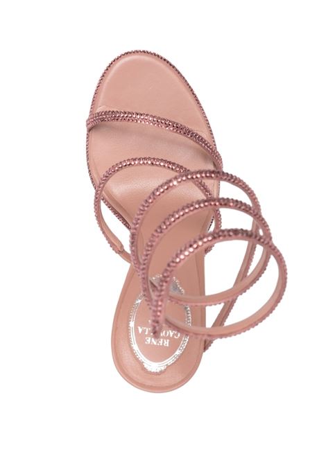 Sandali con cristalli 115mm in rosa - donna RENE CAOVILLA | C10416R001V903