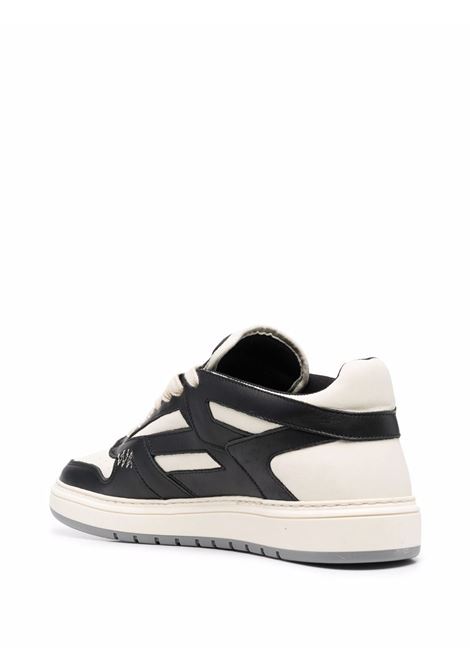 Black and white Reptor Low panelled sneakers - men REPRESENT | M12043037