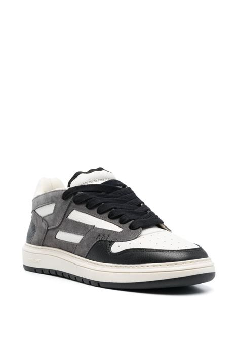 Grey, white and black Reptor low-top sneakers - men REPRESENT | MC9001368