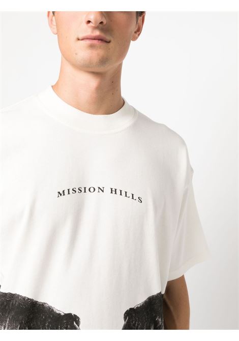 White bear-print T-shirt - men REPRESENT | MT402972
