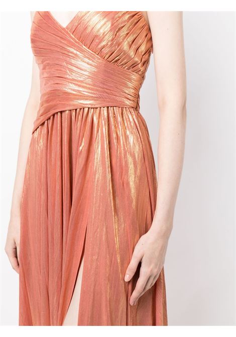 Peach gold Walford strapless gown dress - women  RETROFETE | FW225722PCHGD