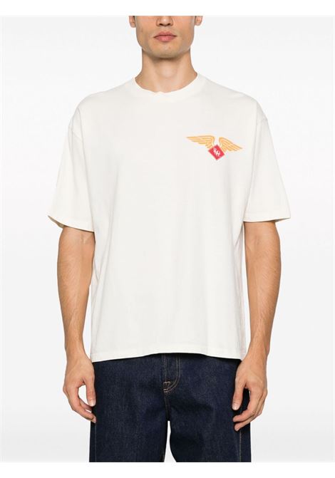 T-shirt con stampa in bianco - uomo RHUDE | RHFW23TT120126110611