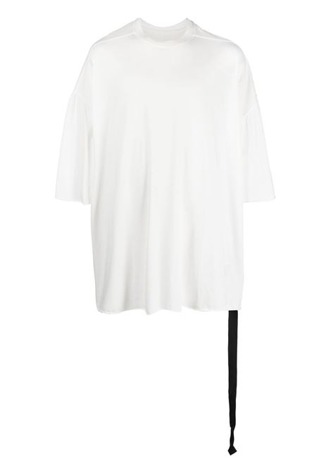 T-shirt oversize tommy t in bianco - uomo RICK OWENS DRKSHDW | DU02C5259RN11