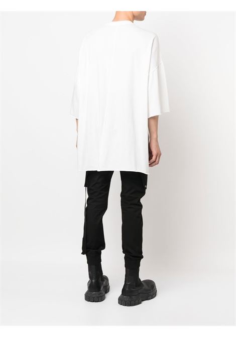 T-shirt oversize tommy t in bianco - uomo RICK OWENS DRKSHDW | DU02C5259RN11