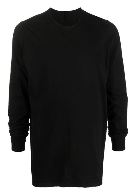 T-shirt a maniche lunghe in nero - uomo RICK OWENS DRKSHDW | DU02C5260RN09