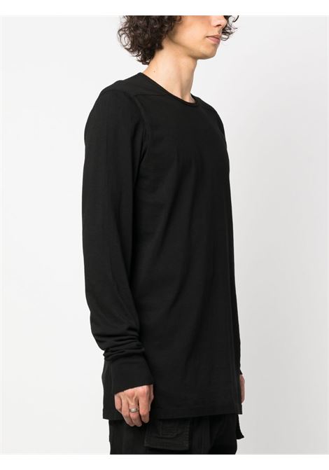 T-shirt a maniche lunghe in nero - uomo RICK OWENS DRKSHDW | DU02C5260RN09