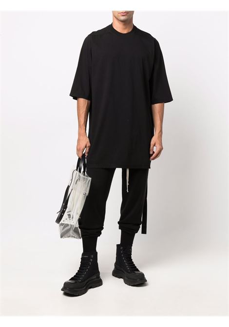 T-shirt oversize in nero - uomo RICK OWENS DRKSHDW | DU02C5274RN09