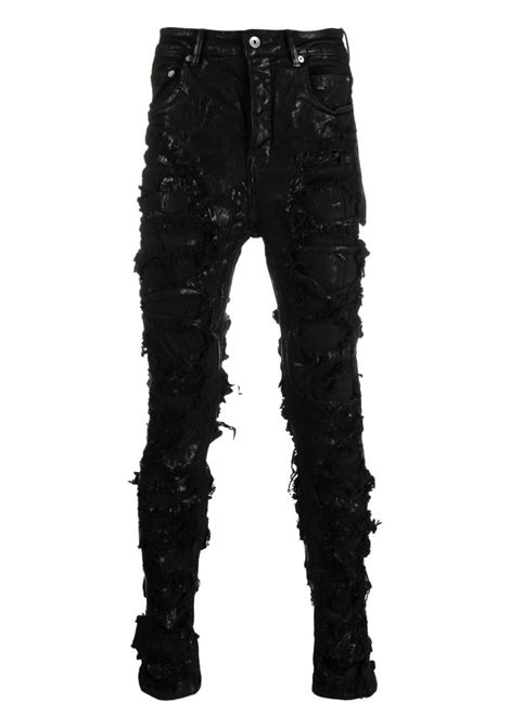 Jeans skinny Luxor Detroit a vita bassa in nero - uomo
