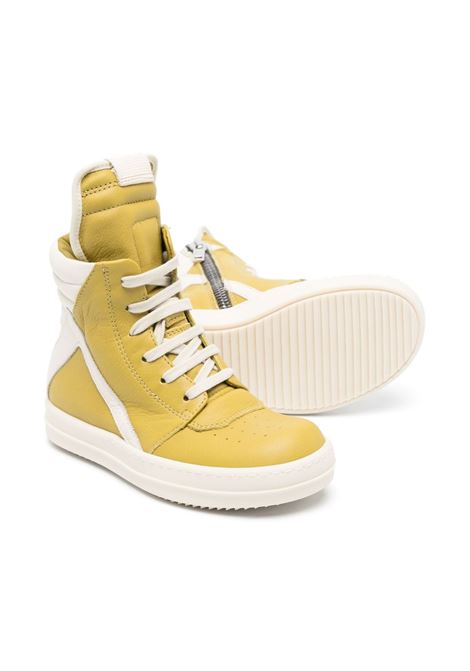 Sneakers alte Geobasket in giallo - bambino RICK OWENS KIDS | BG02C6897LMU3211