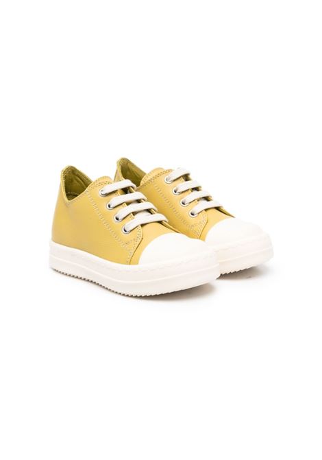 Yellow two-tone sneakers - kids RICK OWENS KIDS | BG02C6898LMU3211