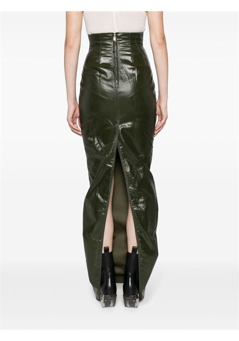 Forest green maxi skirt - women  RICK OWENS | RO02C1369SLQ75