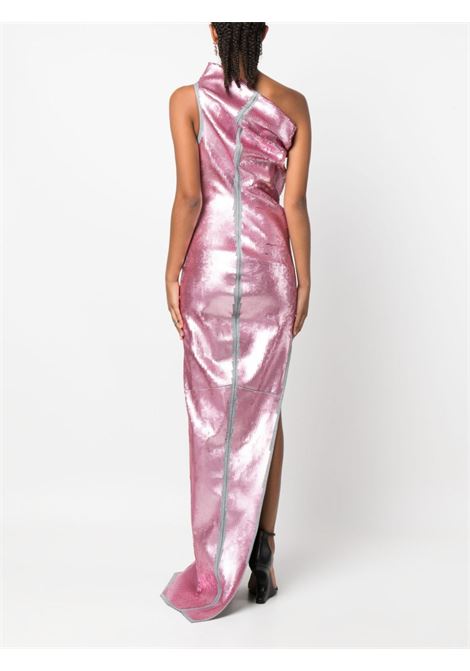 Light pink asymmetric sequined maxi dress - women  RICK OWENS | RO02C1520SRAWM10693