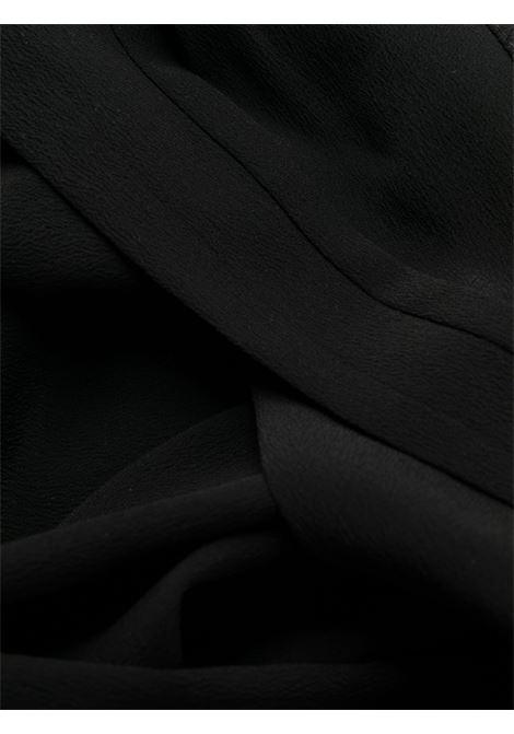 Black plunging V-neck draped maxi dress - women  RICK OWENS | RP02C1575CC09