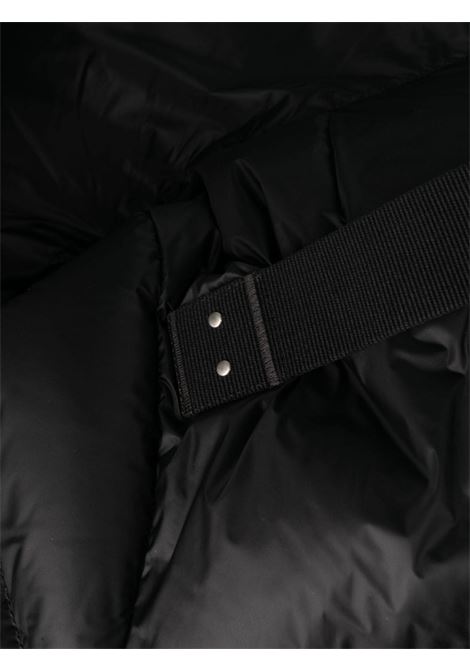 Black funnel-neck padded down jacket - women RICK OWENS | RP02C1774NPD309