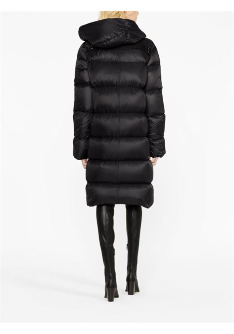 Black quilted hooded jacket - women RICK OWENS | RP02C1916NPD309