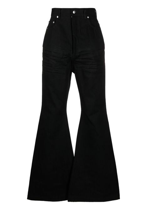 Jeans bootcut bolan in nero - uomo