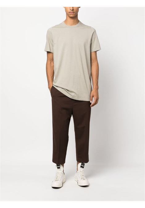 T-shirt girocollo in grigio - uomo RICK OWENS | RU02C7264JA08