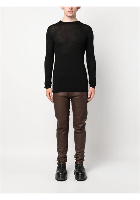 Pantaloni skinny in marrone - uomo RICK OWENS | RU02C7393LNV04