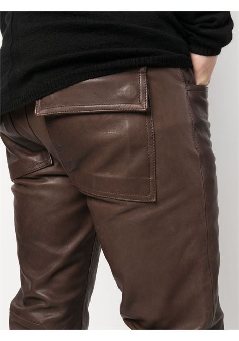 Brown skinny-cut trousers - men RICK OWENS | RU02C7393LNV04