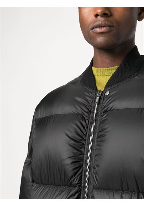 Black band-collar padded jacket - men RICK OWENS | RU02C7788NPD309