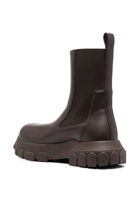 Brown Edfu track boots - men RICK OWENS | RU02C7881LCG44