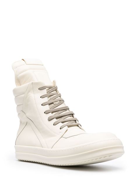 White geobasket high-top sneakers - men  RICK OWENS | RU02C7894LPO1111
