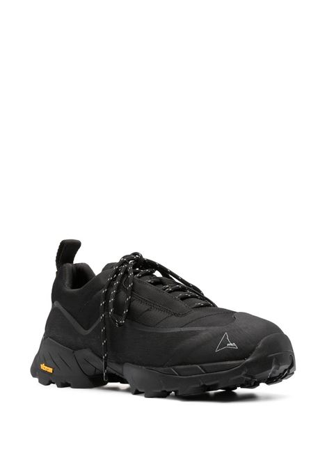 Black low-top chunky sole sneakers - men ROA | KFA10001