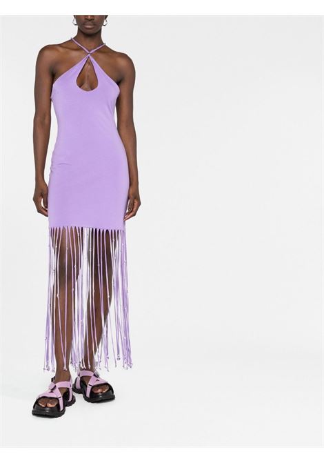 Lilac light jersey maxi dress - women  ROTATE SUNDAY | 7001732853173640