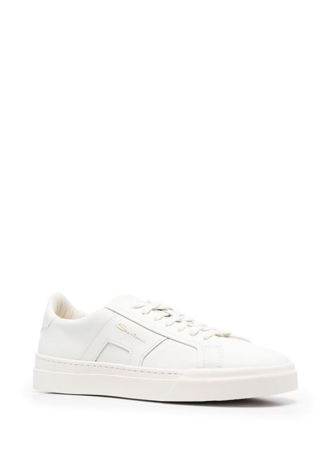 Sneakers con lacci  in bianco - uomo SANTONI | MBGT21779PNNGXWHI20