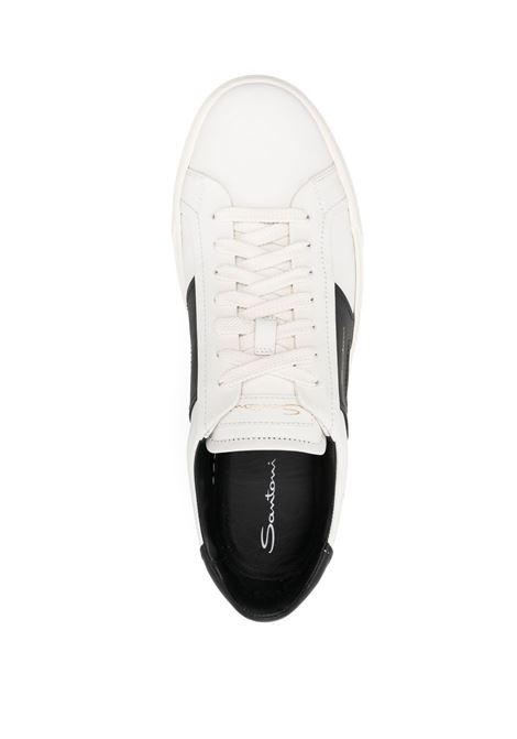 White low-top sneakers - men SANTONI | MBGT21779PNNRBWEI10