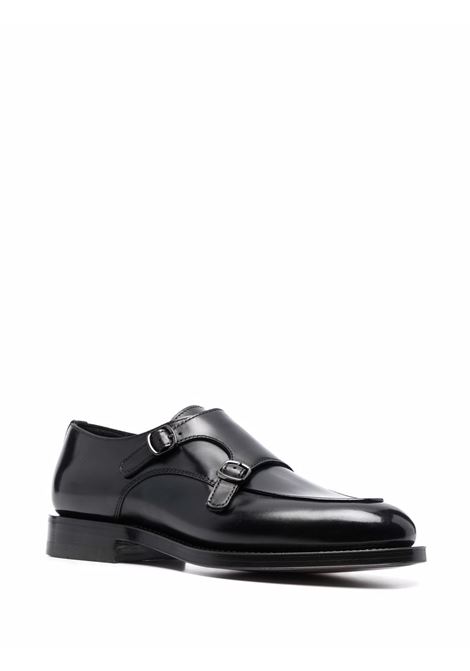 Black derby shoes - men SANTONI | MCCO17744MD3HVVDN01