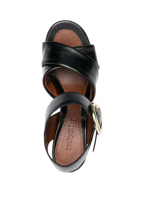Black Lyna heeled sandals - women SEE BY CHLOÉ | SB36033A999