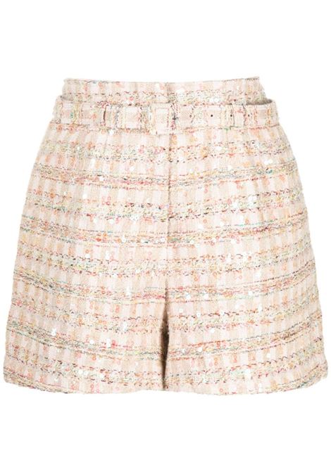 Shorts con paillettes in rosa - donna SELF-PORTRAIT | PF23097PP
