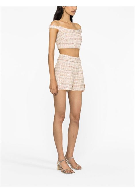 Shorts con paillettes in rosa - donna SELF-PORTRAIT | PF23097PP
