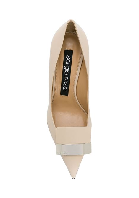 Beige 75mm pointed toe pumps - women SERGIO ROSSI | A78950MAGN051109180