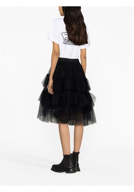Black tiered tulle skirt - women  SIMONE ROCHA | 31070035BLK